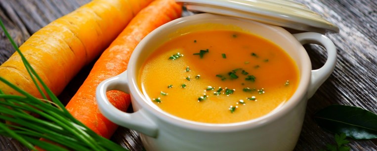 Σούπα καρότου με τζίντζερ