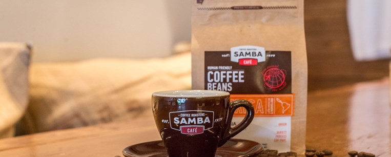 Samba Café, με στάμπα ελληνική  