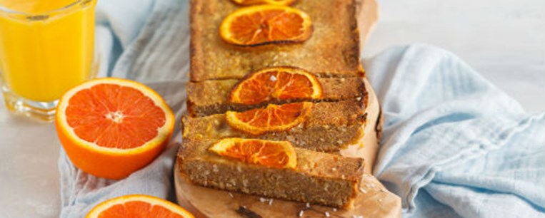 Κέικ πορτοκαλιού vegan