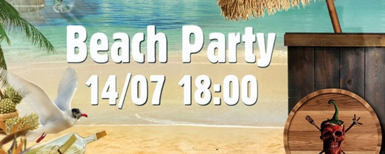 Spoiled beach party