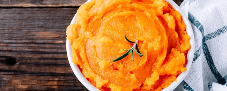 Πουρές πατάτας με καρότο